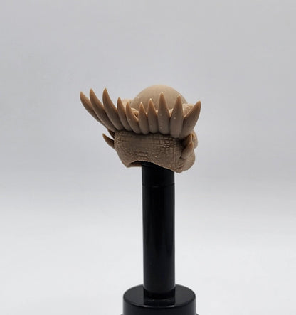 Spikebrow the pachycephalosaurius head – Mythic Legions 1.0 scale