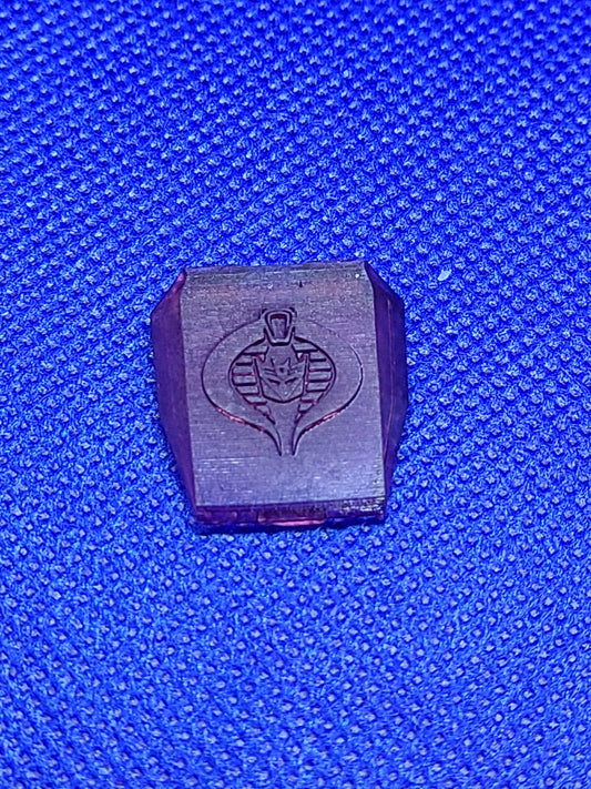 Pack of 3 GI Joe BAT transparent Light PURPLE replacement chest pieces Decepticon Cobra - 1/12 scale