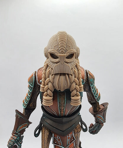 Ferast the Dwarven Warlord, dwarf head - Mythic Legions 1.0
