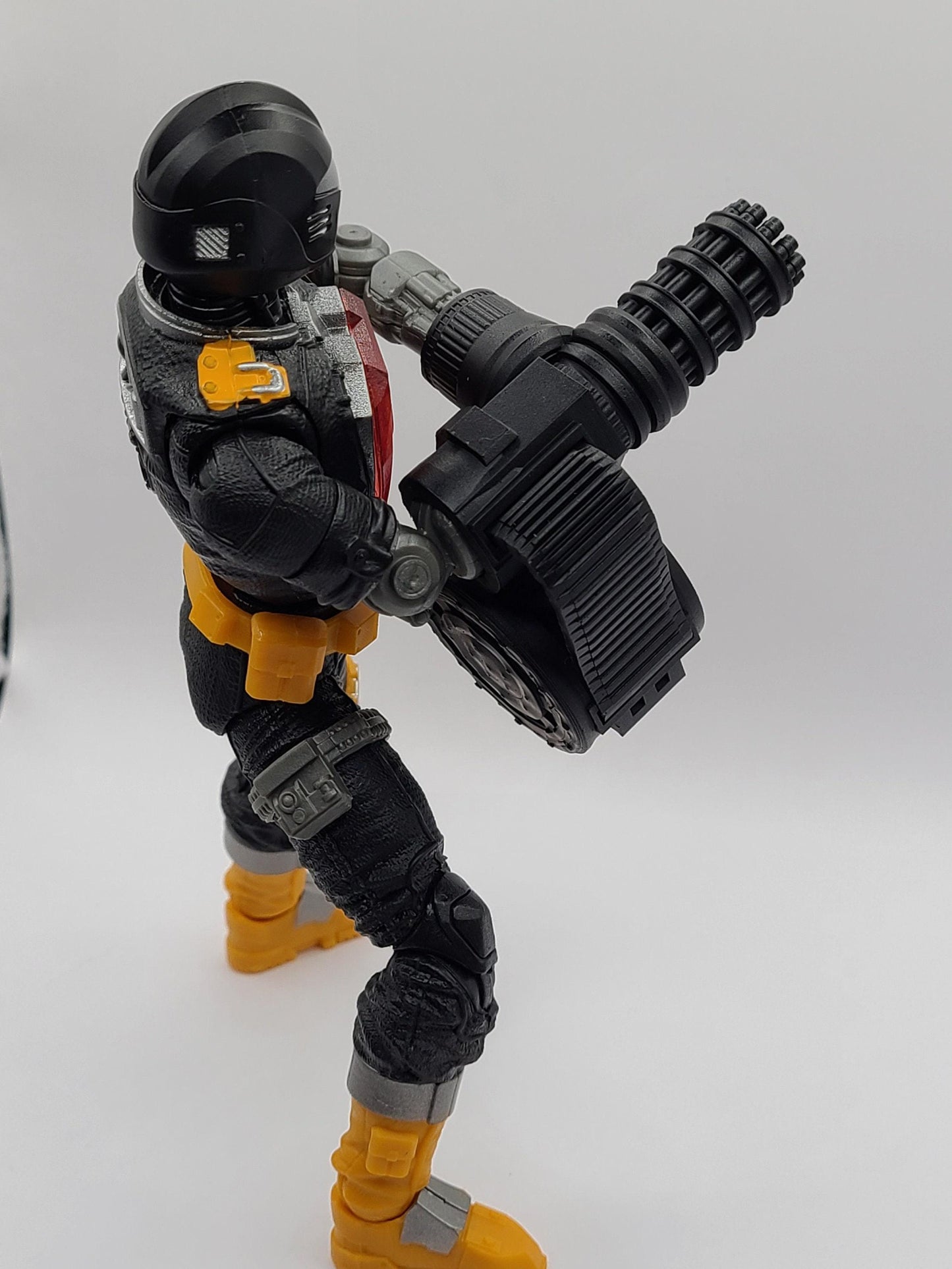 Bat Blaster Gatling Gun (multiple colors) - 1/12 scale GI Joe classified BAT Attachment