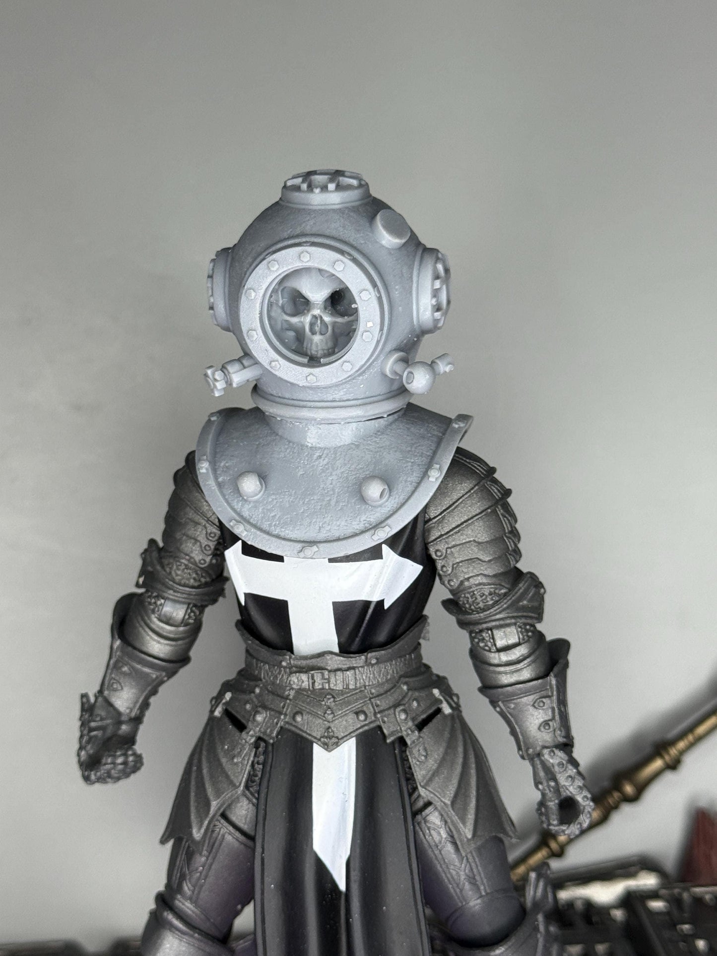Brinejaw the Forlorn, diver head - Mythic Legions 1.0 scale