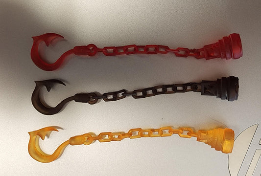 Hook and Chains (multiple colors) - 1/12 scale BAT attachment