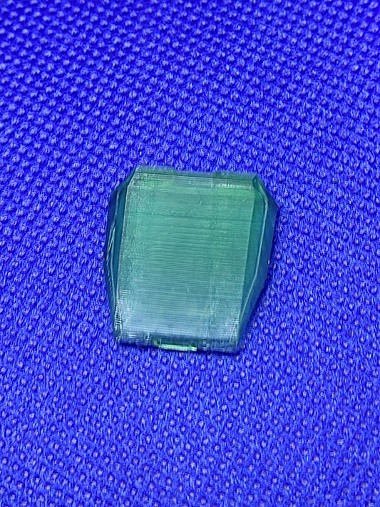 Pack of 3 GI Joe BAT transparent GREEN replacement chest pieces - 1/12 scale