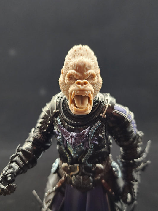 Gravok, gorilla open mouth head - Mythic Legions 1.0