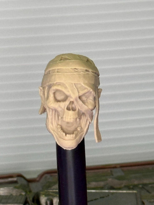 Akharis, mummy head - Mythic Legions 1.0 scale