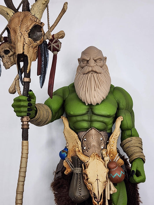 Thragmar Stonegrip, dwarf or human head – Mythic Legions 1.0