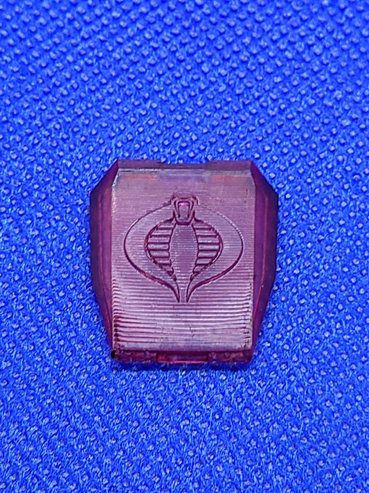 Pack of 3 Classified BAT transparent RED replacement with SNAKE chest pieces - 1/12 scale