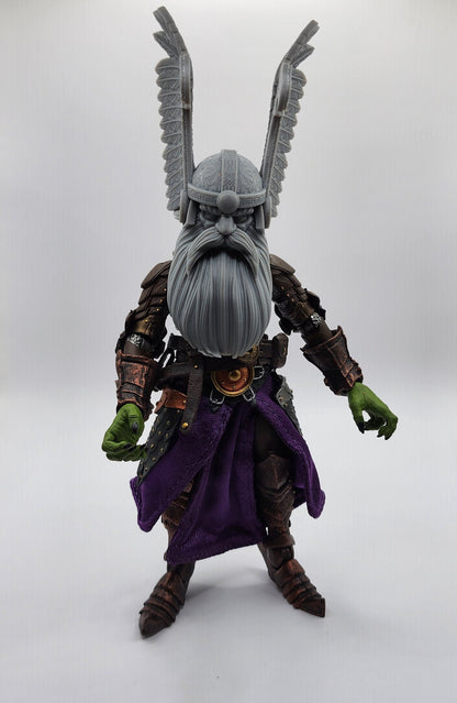 Morrin Frosthammer, dwarf head – Mythic Legions 1.0