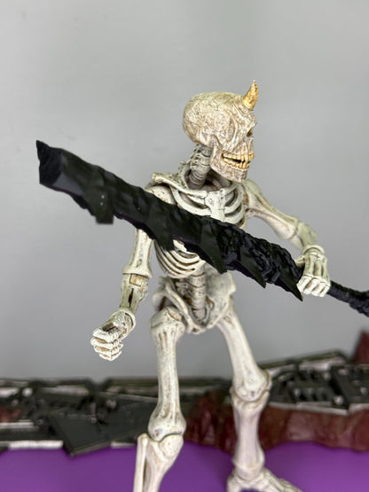 Hand Painted cyclops skull Monokor the Watcher head - Mythic Legions 1.0 scale