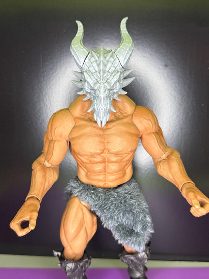 Koruzan the Dragon, head and horns - Mythic Legions Ogre