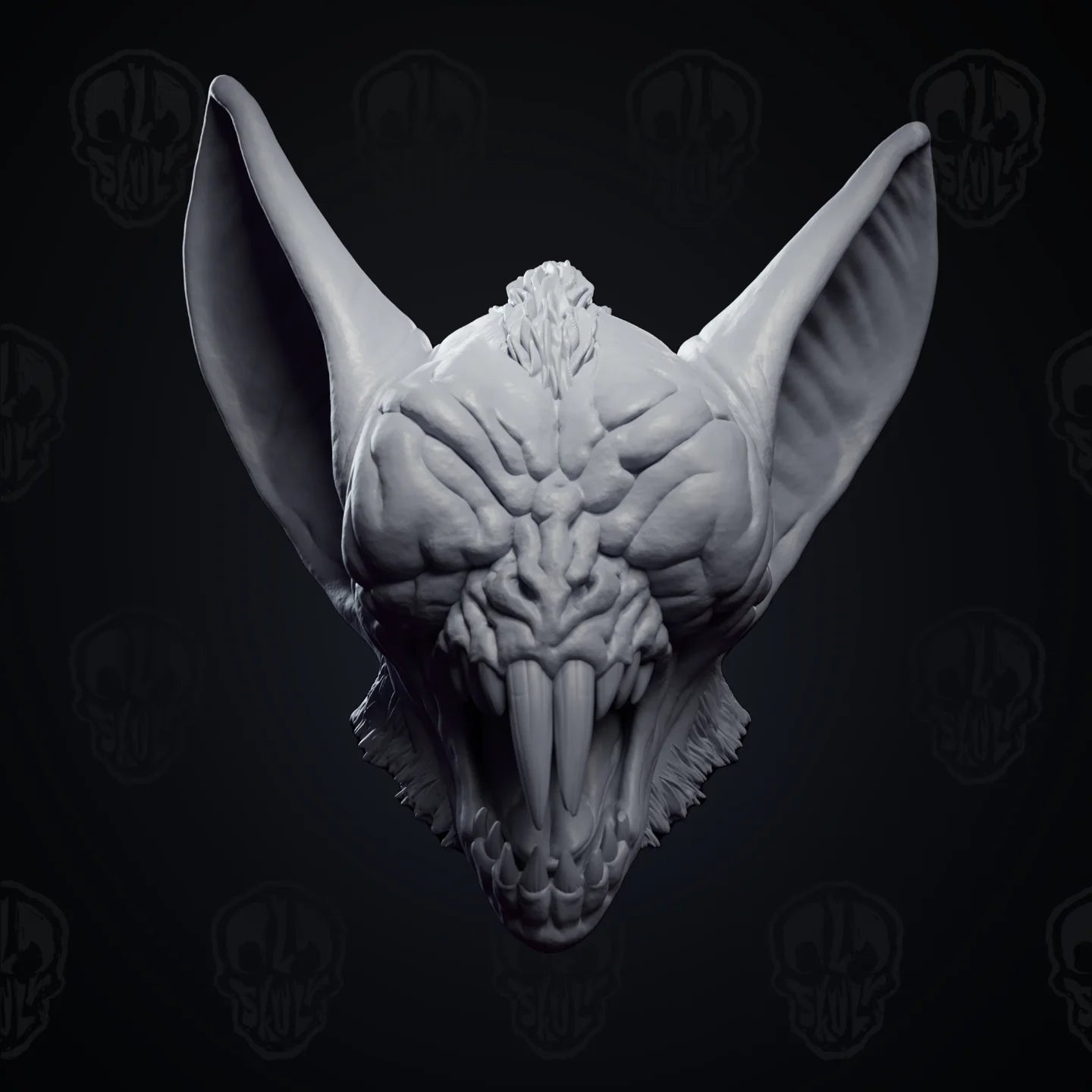 The Adult Mutated Bat Head (unpainted)