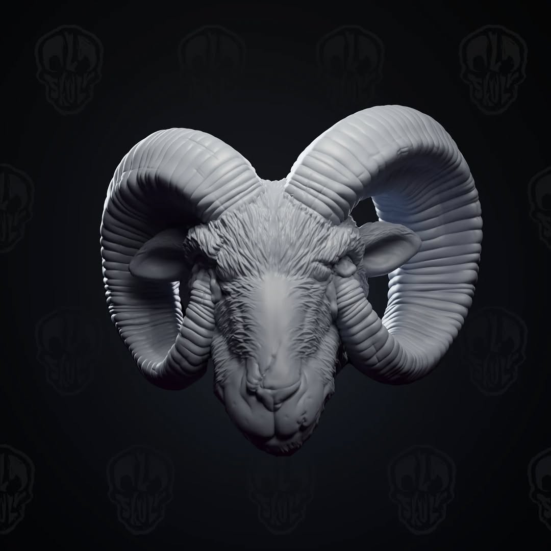 The Blind Ram Head (unpainted)