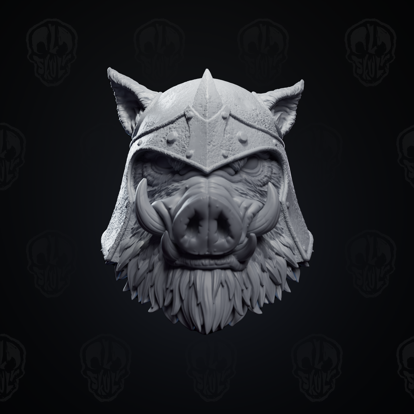 Truffles the Wild Boar, boar head (unpainted)