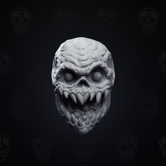 Molasses Maw, the candy monster head  (unpainted)