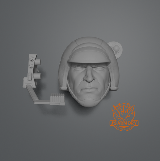 Battle Force 2000 Dodger Head with Mic - 1/12 scale