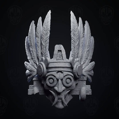 Feathered Tlaloc head Aztec Mythology - Mythic legions 1.0