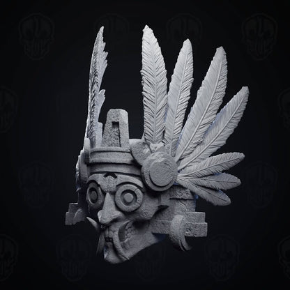 Feathered Tlaloc head Aztec Mythology - Mythic legions 1.0