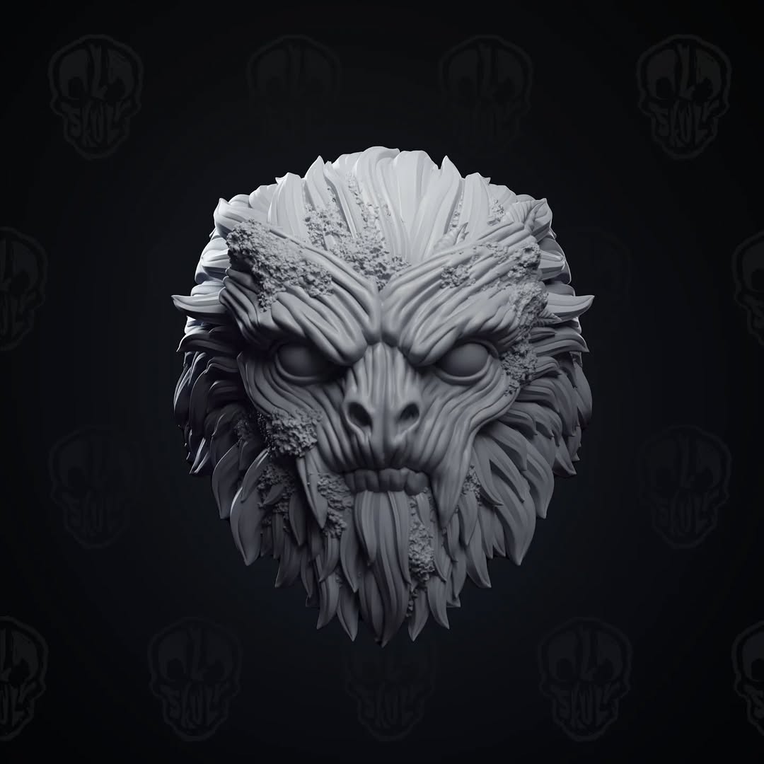 The Forest Guardian Head (unpainted)