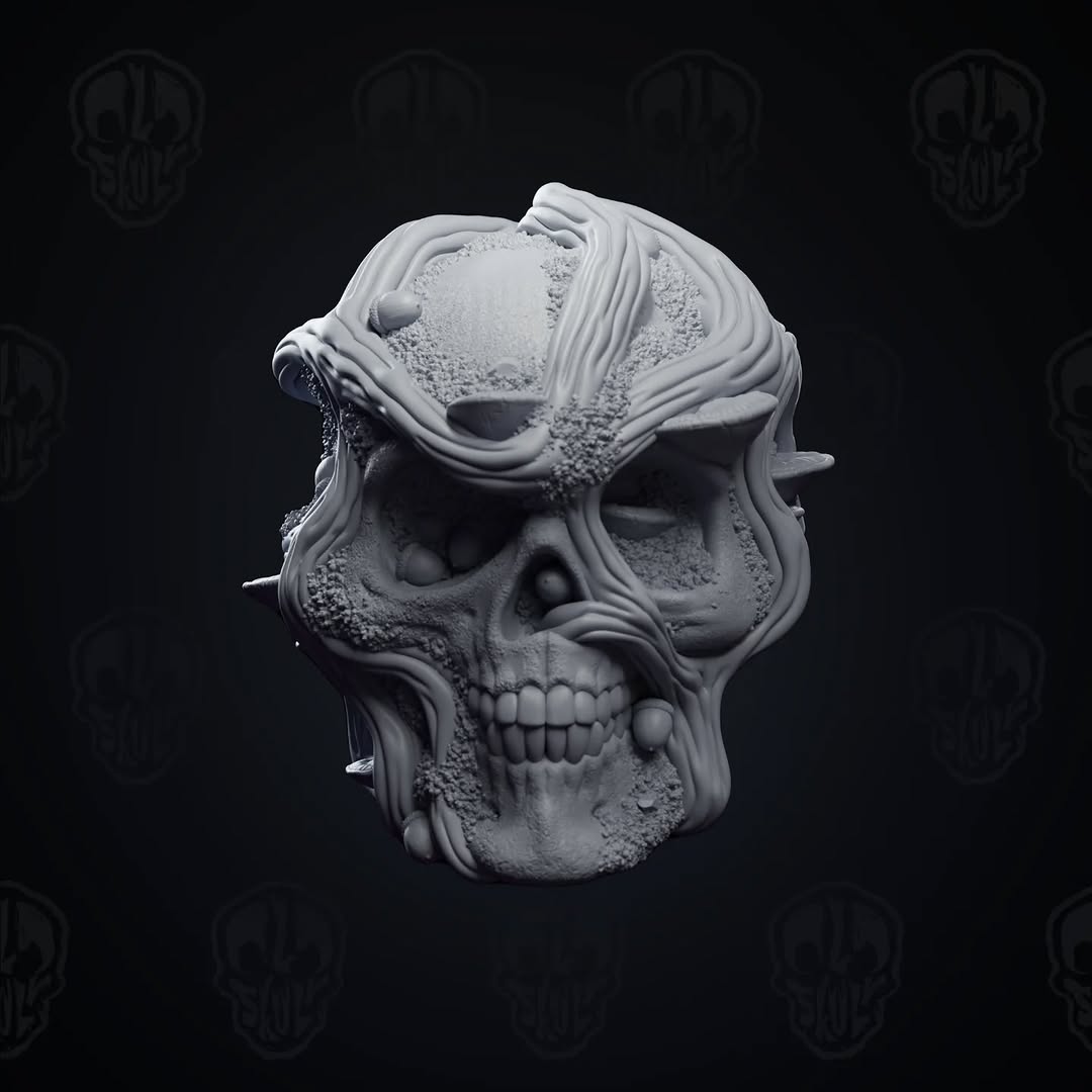 The Old Skull Forest Guardian Head (unpainted)