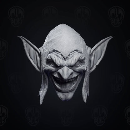 Spittlestix, the hooded goblin head (unpainted)