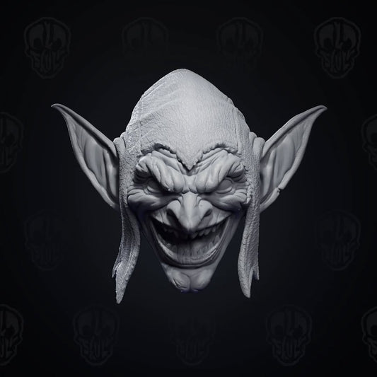 Spittlestix, the hooded goblin head (unpainted)