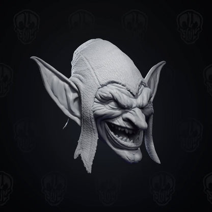 Spittlestix, the hooded goblin head (unpainted)