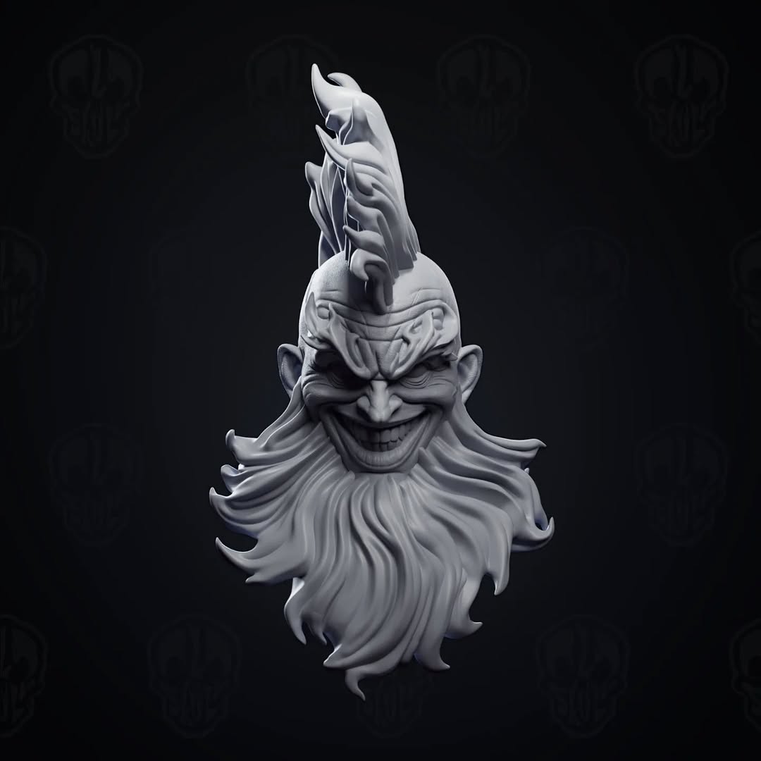 Unleashed Hades v2, ancient greek diety head (unpainted)