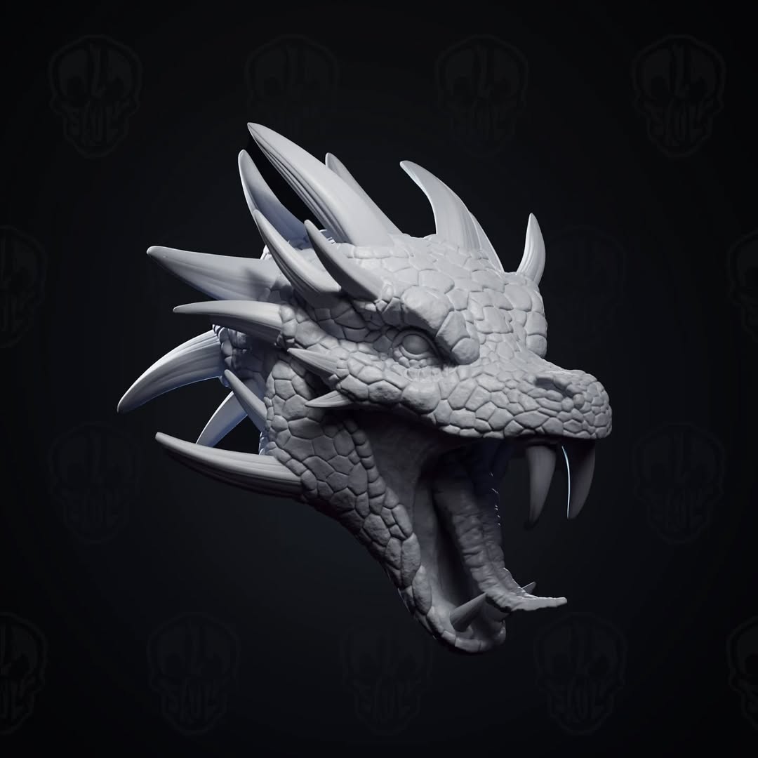 Herensuge, reptile head - Mythic Legions 1.0