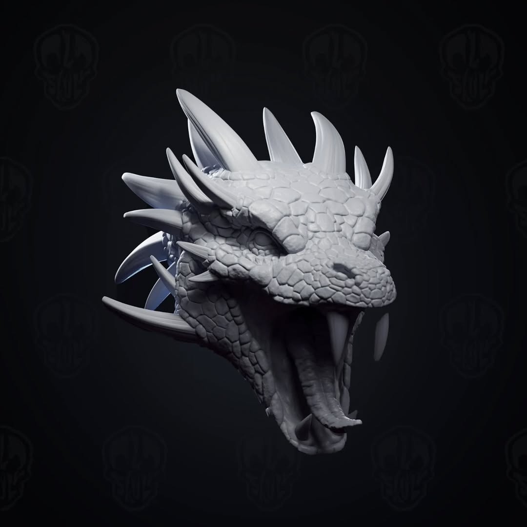 Herensuge, reptile head - Mythic Legions 1.0