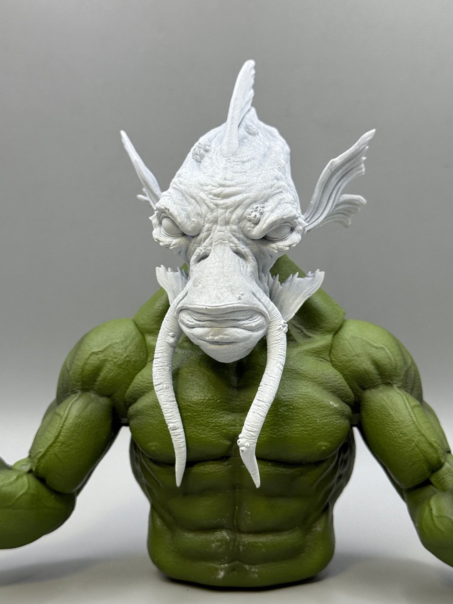 Maulgrix of the Blacklight Deep head - Mythic Legions Ogre