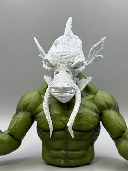 Maulgrix of the Blacklight Deep head - Mythic Legions Ogre