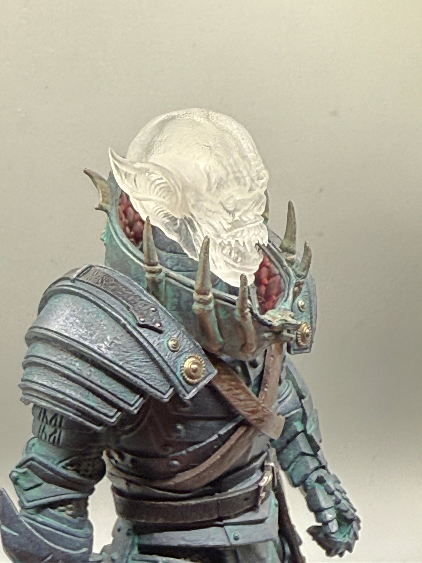 Transparent Clear Knight of the Veil Walkers, vampire head - Mythic legions 1.0