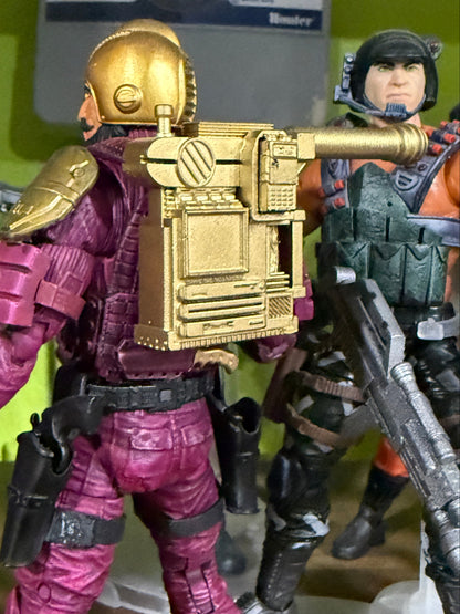 Voltar Rifle and Backpack with Walkie talkie - 1:12 Scale unpainted