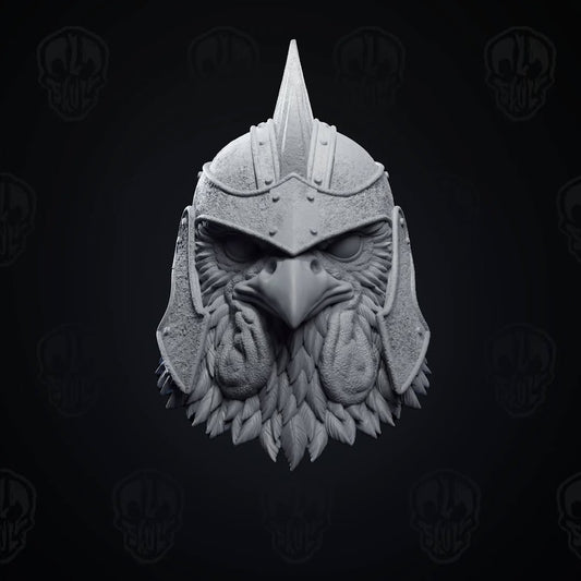 Armored Ironcrest of The Poultry Imperium, chicken knight (unpainted)