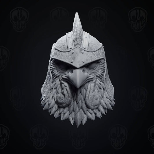 Ironcrest of The Poultry Imperium, chicken knight (unpainted)