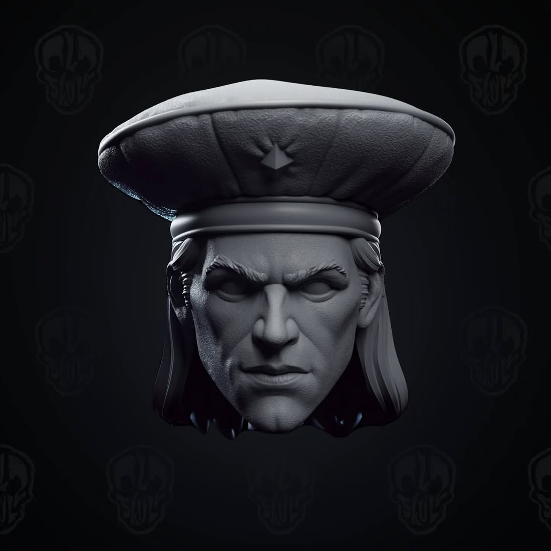 The Jack of Diamonds head (unpainted)