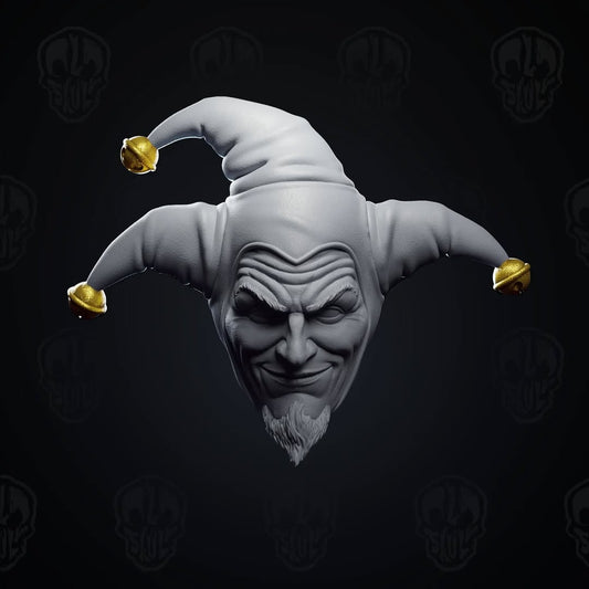 The Jester Joker Card head (unpainted)