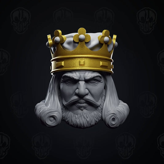 King of Spades head (unpainted)