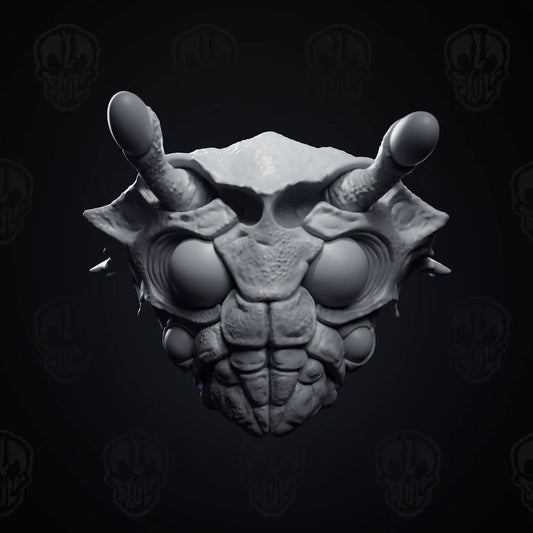 Kribax, insect monster head (unpainted)