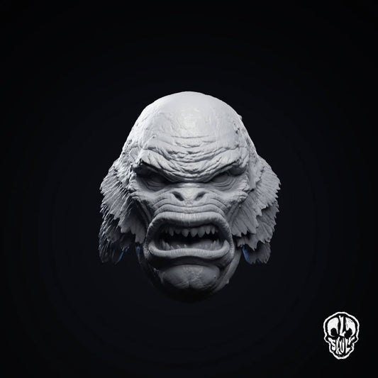 Lagoon Monster head (unpainted)
