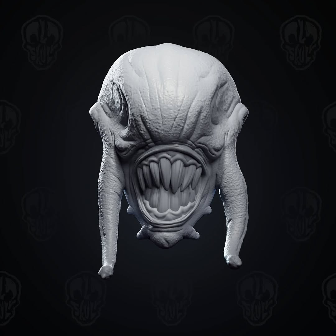 The Lurker, monster head (unpainted)