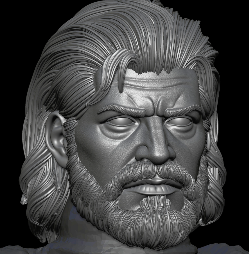 Jack Lumberman Male Head - Mythic Legions 1.0 (unpainted)