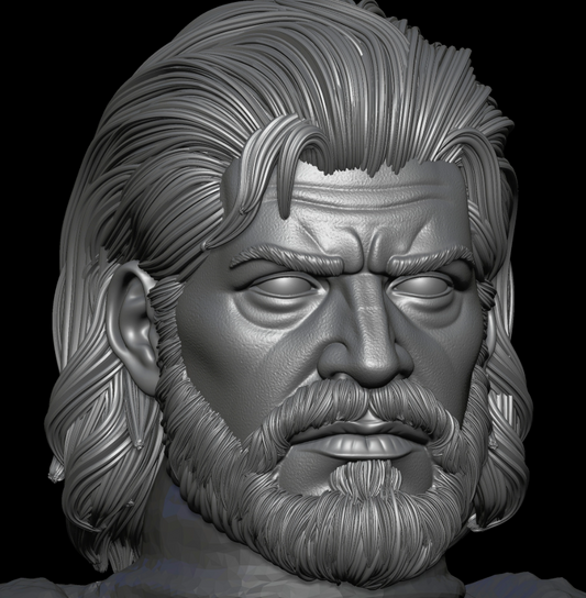 Jack Lumberman Male Head - Mythic Legions 1.0 (unpainted)
