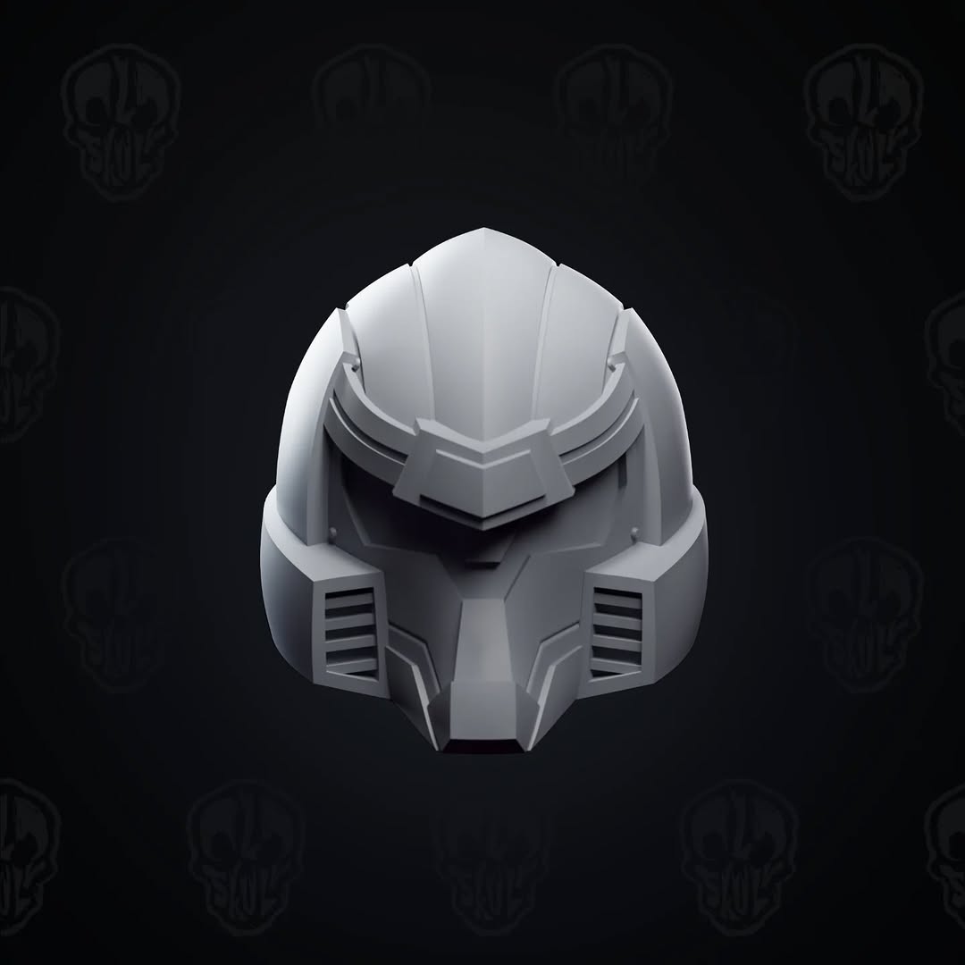 Mecha Helmet Head (unpainted)