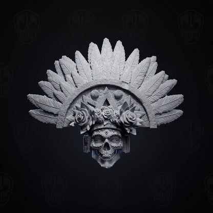 Mictecacihuatl, "Lady of the Dead" of Aztec Mythology head - Mythic legions 1.0