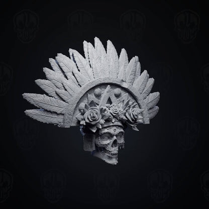 Mictecacihuatl, "Lady of the Dead" of Aztec Mythology head - Mythic legions 1.0