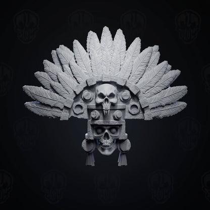 Mictlantecuhtli, "God of the Dead" of Aztec Mythology head - Mythic legions 1.0