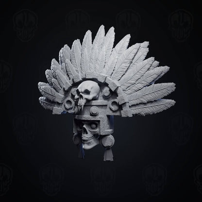 Mictlantecuhtli, "God of the Dead" of Aztec Mythology head - Mythic legions 1.0