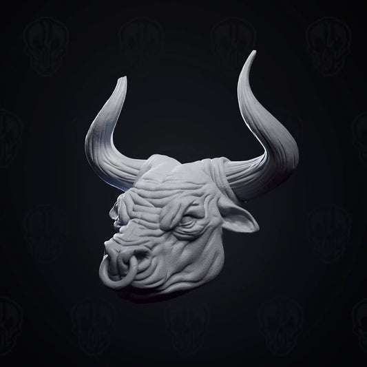 Little Horn, the minotaur head (unpainted)