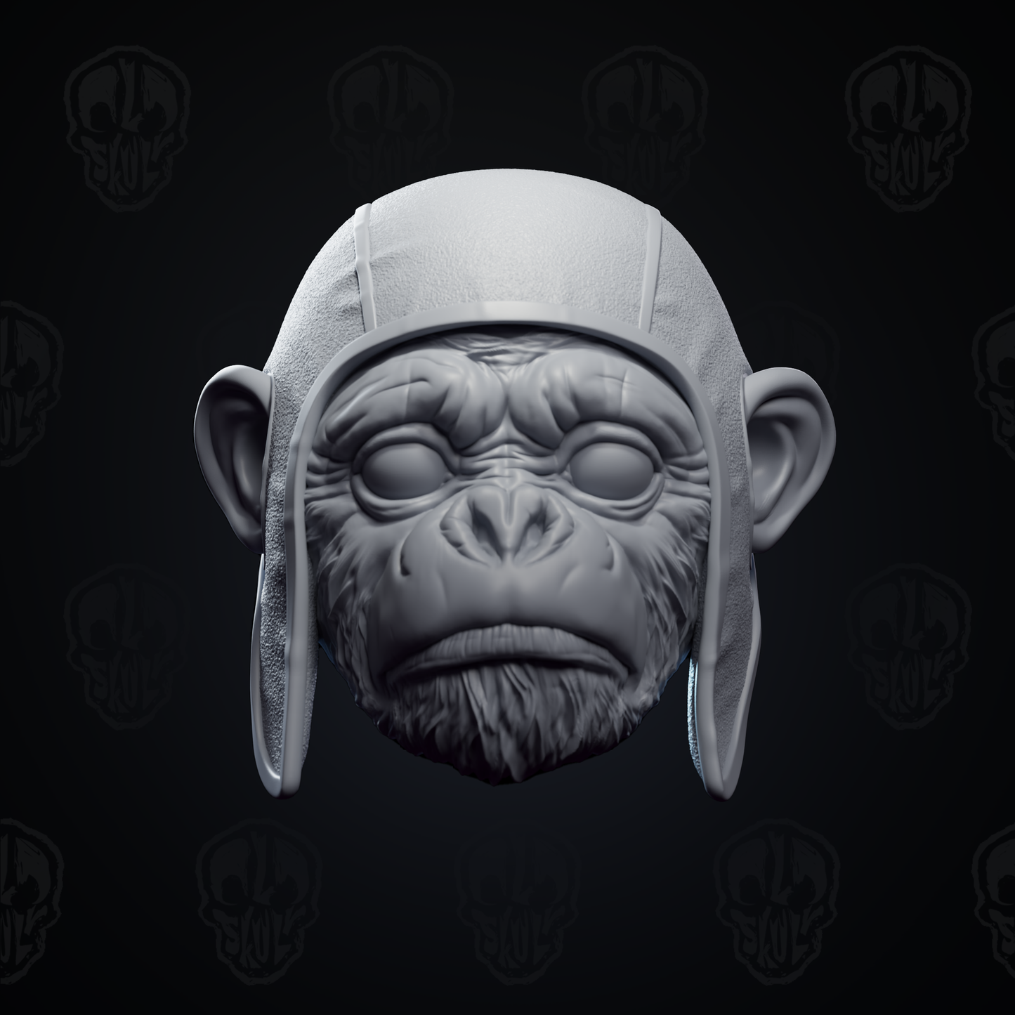 Punchy, the monkey peasant (unpainted)